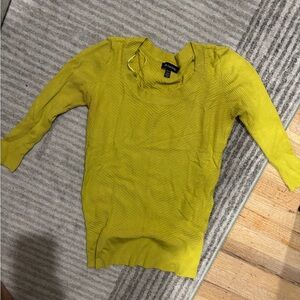 Yellow sweater
